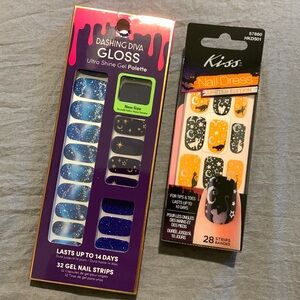 Halloween Dashing Diva and Kiss nail strips 🎃